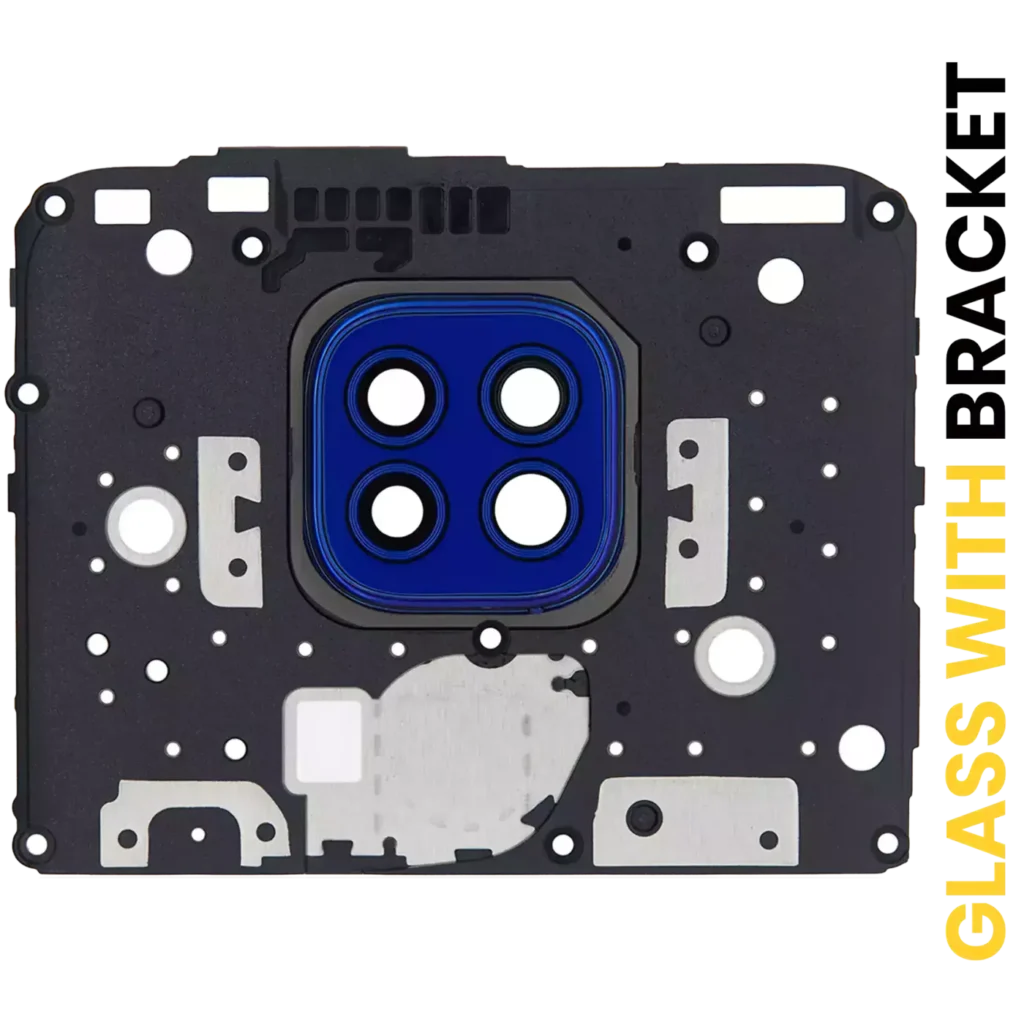 Back Camera Lens With Bracket For Motorola Moto G9 Play (XT2083 / 2020) (Blue)