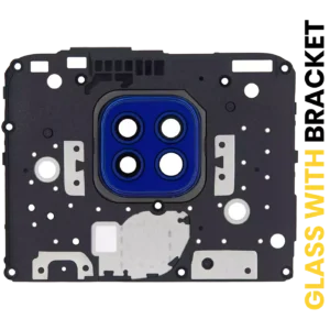 Back Camera Lens With Bracket For Motorola Moto G9 Play (XT2083 / 2020) (Blue)