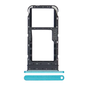 Dual Sim Card Tray For Motorola Moto E7 (XT2095 / 2020) (Aqua Blue)