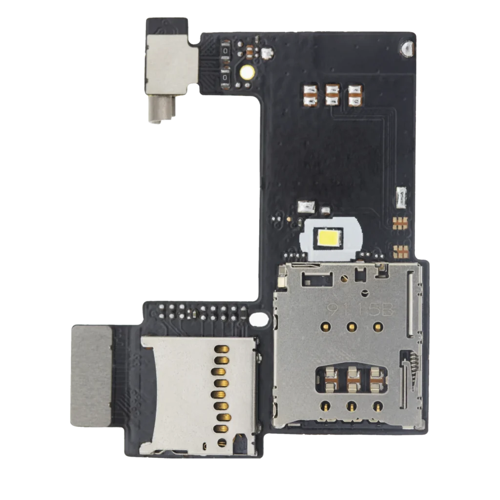 Sim Card Reader Flex With Board For Motorola Moto G2 (XT1068 / 2014) (Single Sim)