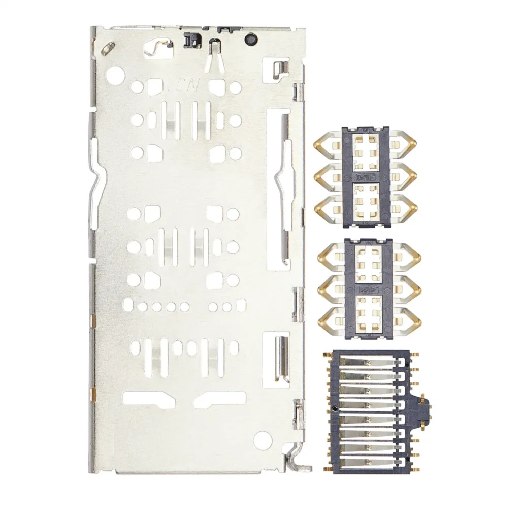 Sim Card Reader For Samsung Galaxy A11 (A115 / 2020) / A13 (A135 / 2022) / A13 5G (A136 / 2021) (4 Piece Set)
