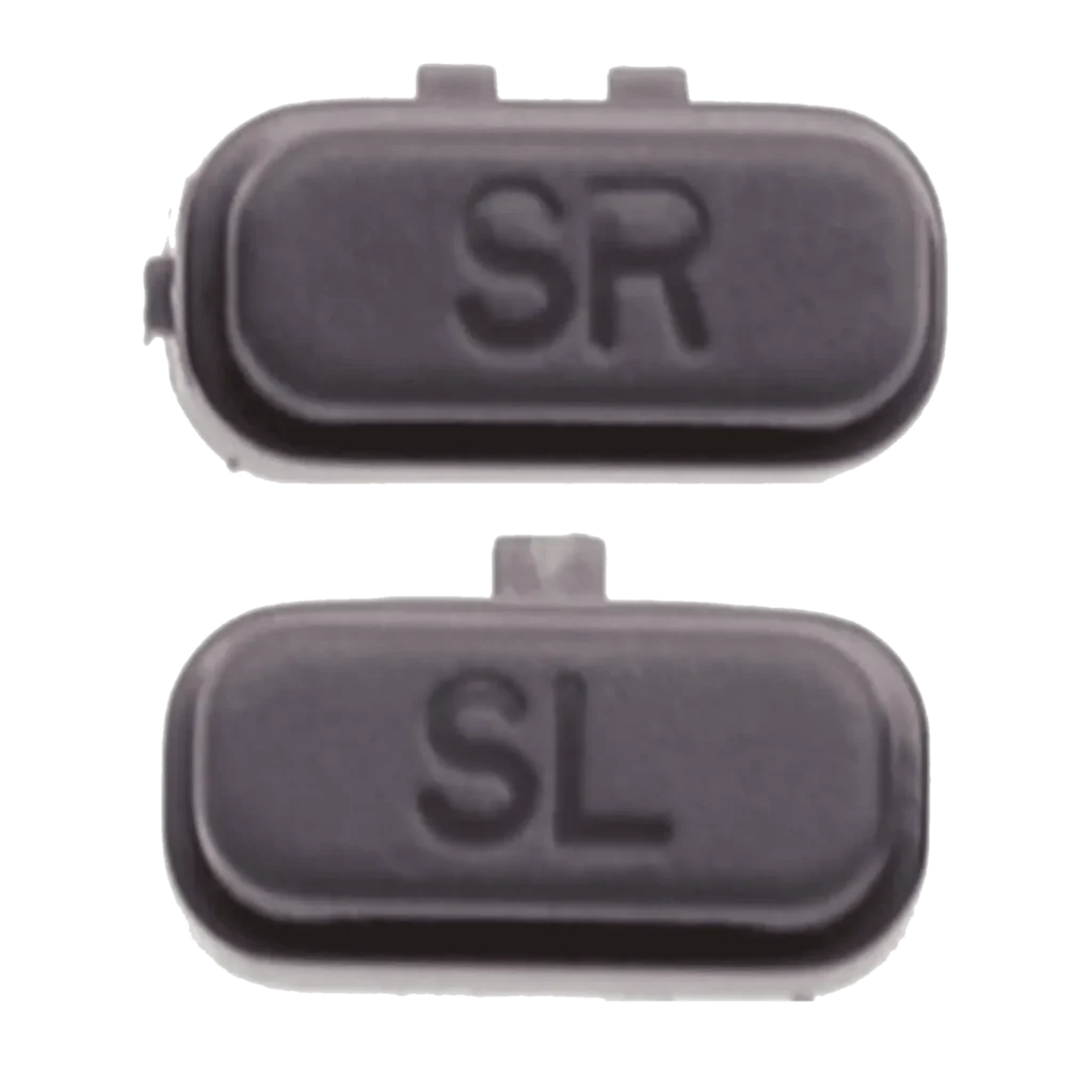 SR and SL Switch Button For Nintendo Switch Joy Con Controller (2 Piece Set) (Black)