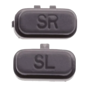 SR and SL Switch Button For Nintendo Switch Joy Con Controller (2 Piece Set) (Black)