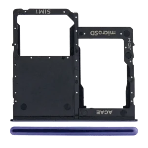 Single Sim Card Tray For Samsung Galaxy A41 (A415 / 2020) (Prism Crush Black)