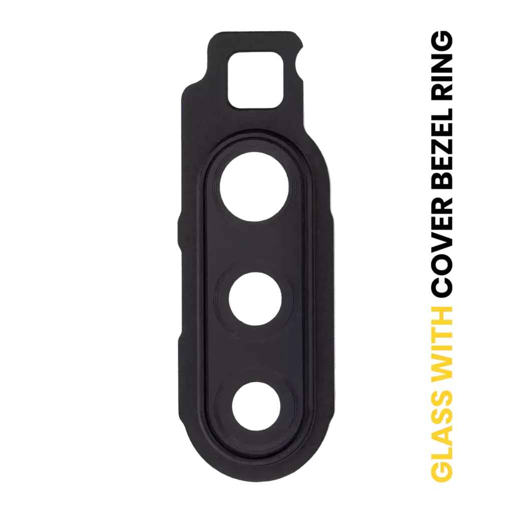 Back Camera Lens With Cover Bezel Ring For Samsung Galaxy A90 5G (A908 / 2019) (Black)