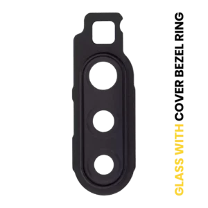Back Camera Lens With Cover Bezel Ring For Samsung Galaxy A90 5G (A908 / 2019) (Black)
