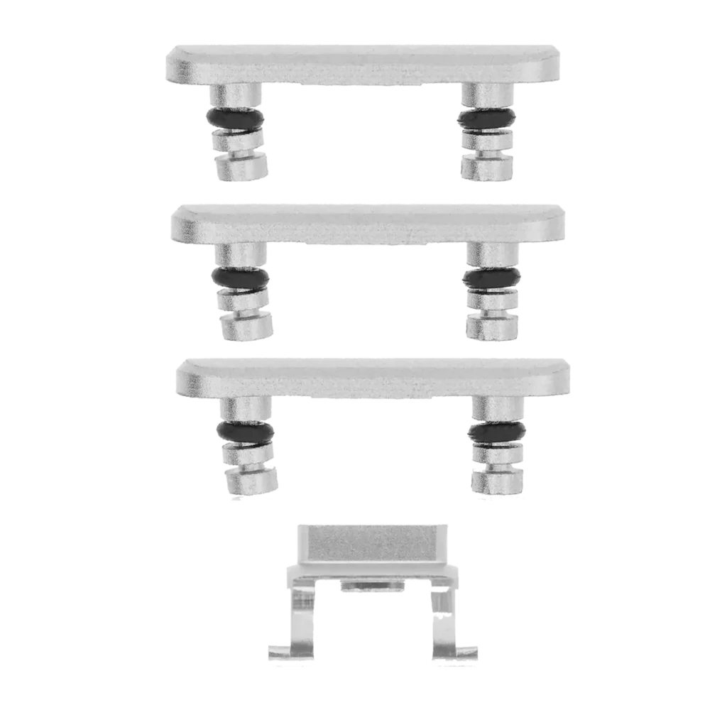 Hard Buttons (Power / Volume / Mute Switch) For iPhone 8 Plus (Silver)