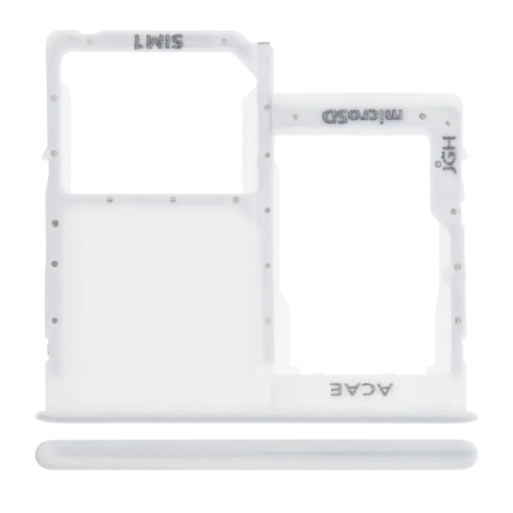 Single Sim Card Tray For Samsung Galaxy A41 (A415 / 2020) (Prism Crush Silver)