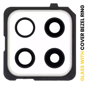 Back Camera Lens With Cover Bezel Ring For Samsung Galaxy A42 5G (A426 / 2020) (Prism Dot White)