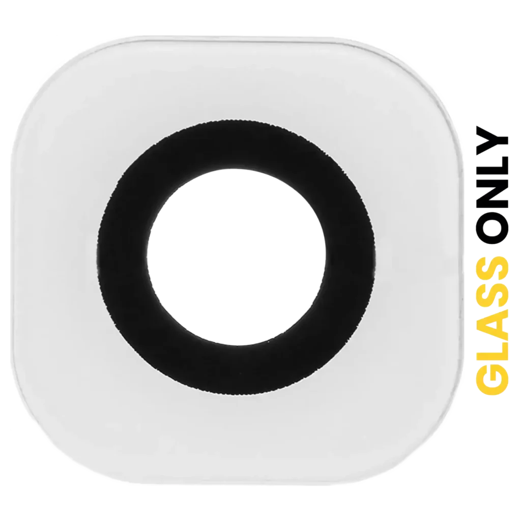 Back Camera Lens (Glass Only) With Adhesive For Samsung Galaxy S6 / S6 Edge (White) (10 Pack)