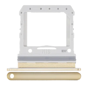 Single Sim Card Tray For Samsung Galaxy Z Flip 4G / Z Flip 5G (Mirror Gold)