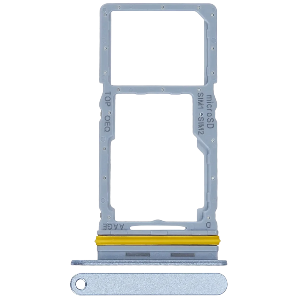 Dual Sim Card Tray For Samsung Galaxy A17 4G (A175 / 2025) (Premium) (Light blue)