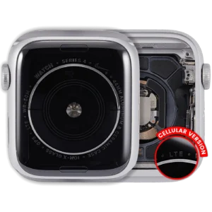 Housing Assembly Compatible For Watch Series 4 (44MM) (Used OEM Pull: Grade A) (Cellular Version) (Aluminum / Silver)