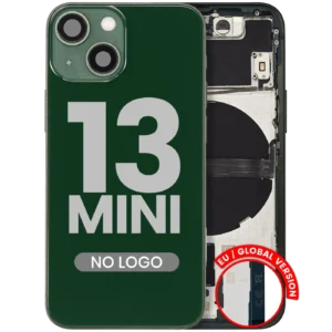 Back Housing W/ Small Parts For iPhone 13 Mini (EU / Global Version) (Aftermarket Plus) (Green)