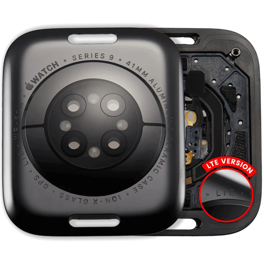 Back Cover Assembly For Watch Series 9 (41mm) (LET Version) (Aluminum / Space Black)