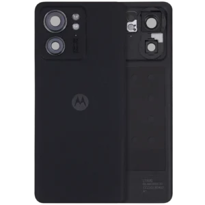 Back Cover Glass For Motorola Edge 40 (XT2303-2 / 2023) (Premium) (Eclipse Black)