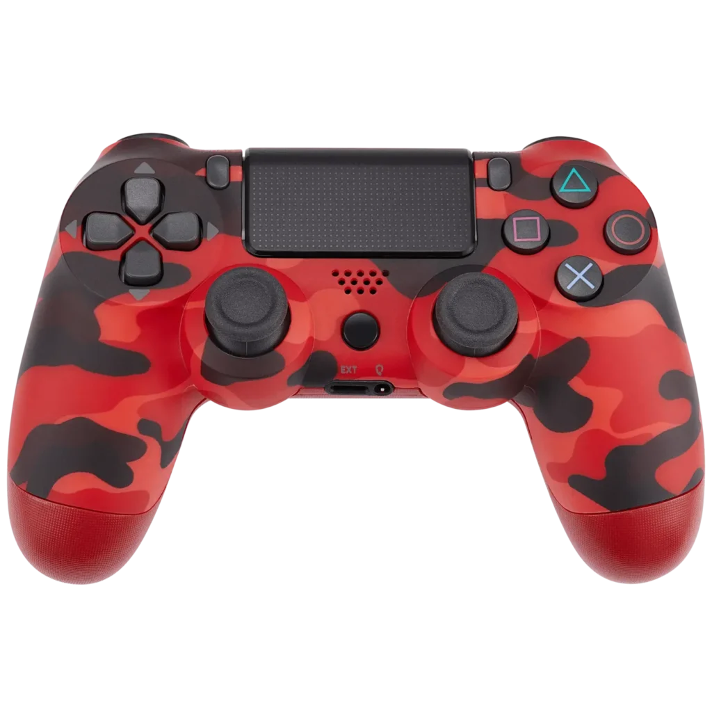 DoubleShock 4 Wireless Controller For Playstation 4 (Red Camo)