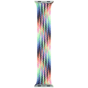 Apple Braided Solo Loop Band for Apple Watch 38MM / 40MM / 41MM / 42MM (Size 4, Small) (OEM Brand New, Retail Packaging) (Pride Edition)