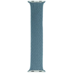 Apple Braided Solo Loop Band for Apple Watch 44MM / 45MM / 46MM / 49MM (Size 4, Small) (OEM Brand New, Retail Packaging) (Lake Green)