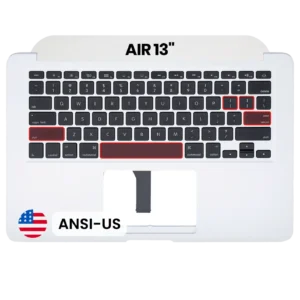 Top Case with Keyboard (ANSI US) For MacBook Air 13" A1466 (2012) (Used OEM Pull: Grade B/C)