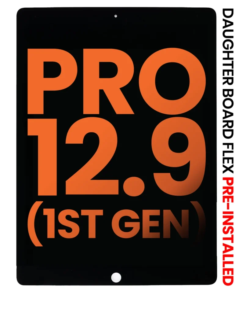 LCD Assembly With Digitizer & Daughter Board Flex Pre-Installed For iPad Pro 12.9" 1st Gen (2015) (Blemish: Grade A) (Black)